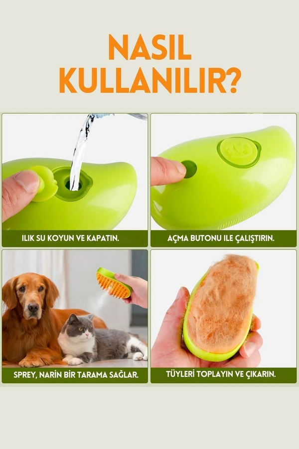 Buharlı Kedi Tarağı